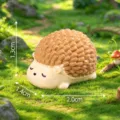 Miniature cute fat hedgehog figurine miniature garden DIY moss landscape desktop ornament - Chubby Little Hedgehog / 5# Lying Down