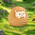 Cute resin hedgehog figurine for micro landscape gardening DIY desktop ornament miniature decor - Chubby Little Hedgehog / 6# Curled Up