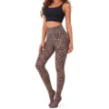 Leopard print high waist leggings womens slim fit fashion casual activewear stretch trousers. - One Size (45-75kg) / Bottoms / Leopard Print Footed Style