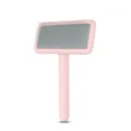 Pink Pet Slicker Brush, Cat Grooming Brush Variant in Pink Color, Pet Hair Care Clean Tool - Air Cushion Comb / Pink