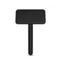 Black pet slicker brush for cats and dogs grooming, tangle removal and daily fur care. - Air Cushion Comb / Black