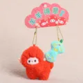 Simpatico pecora peluche rosso portachiavi borsa fascino morbida bambola giocattolo - Pecora Orgogliosa