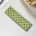 Green polka dot yoga elastic headband, stylish dot makeup hairband for sports and daily wear. - 20#Matcha Green