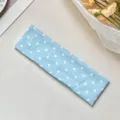 Blue polka dot elastic headband, stylish cotton hairband for yoga, makeup, and sports fitness. - 21#Light Blue