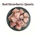 Pietra di cristallo grezzo di quarzo fragola rosso naturale campione minerale per decorazione. - Quarzo Fragola Rosso / 1,5-3 cm (Confezione da 100g)