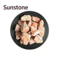 Pietra solare grezza cristallo minerale naturale per diffusore aroma decorazione casa. - Pietra del Sole / Misura 1,5-3 cm (100g)