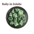 Pietra grezza di rubino zoisite minerale cristallo campione guarigione energetica arredo. - Rubino Zoisite / Misura 1,5-3 cm (100g)