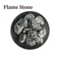 Ornamento minerale di cristallo aroma di pietra grezza su elegante vassoio nero - Yooperlite / Misura 1,5-3 cm (100g)