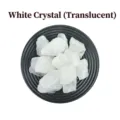 Pietra grezza di cristallo bianco naturale variante aromaterapia per decorazione elegante. - Cristallo di Rocca Leggermente Trasparente / 1,5-3 cm (Confezione da 100g)