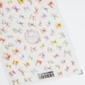 Bunte Aquarell Schleife Nagelsticker, süße Design Nail Art Aufkleber für Maniküre und Nageldesign. - TS-404 Bunte Schleife