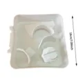 Washing machine water drip tray overflow guide tray household drain tray detachable white - Drip Tray + Replacement Funnel + Two Interfaces + Nut