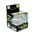 Christmas Edition Square Malt Cube Squishy Toy Transparent Gift Box Stress Relief - Red Hat (Color Box)