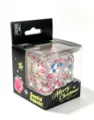 Christmas Clear Cube Squishy Toy Slow Rebound Stress Relief Sensory Gift Box Packaging - Candy Cane (Color Box)