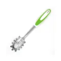 Pelle à pâtes en acier inoxydable avec poignée antidérapante verte cuillère à spaghetti - Cuillère à Pâtes / Vert