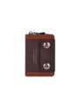 Portacarte business da uomo in stile retro con doppia chiusura magnetica, elegante e utile. - Marrone scuro