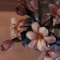 Vintage purple dyed tulip flower bouquet variant close-up shot, elegant floral home decor item. - 300ml / Copenhagen Brown