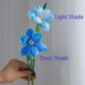 Fresh flower dye absorption variant showing light and deep blue color effect for gorgeous floral art. - 300ml / Sapphire Blue