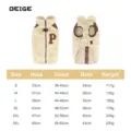 Warm winter fleece pet jacket dog coat warm lamb cashmere apparel for cold weather - XL / Beige