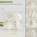 Weihnachtskugeln Set weiße Christbaumkugeln mit Glitzer Deko für Weihnachtsbaum 8cm - 481-10 Weiße Bälle Set