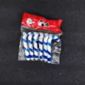 Christmas tree hanging ornaments, blue candy cane decorations, 6 pieces pack for holiday. - 6 Pieces/Pack / Blue 7x3cm