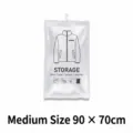 Hangende Vacuüm Opbergtas Medium 90x70cm Kledingzak voor Jassen en Truien Thuis - PET Materiaal Hangende Tas (90x70cm)