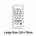 Hanging vacuüm compressiezak voor kleding opslag grote maat 110x70cm organisator. - PET Materiaal Hangende Tas (110x70cm)