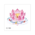 Waterproof lotus goldfish temporary tattoo sticker sweet style body art face sticker - CC-150
