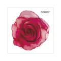 Waterproof Watercolor Rose Tattoo Sticker Red Floral Temporary Body Art Decal CC6017 - CC6017