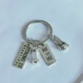 Porte-clés de fitness avec pendentifs haltère et gant de boxe anneau motivant - Style Boxe