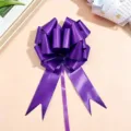 Lila Schleife Geschenkband für Weihnachten Hochzeit Verpackung und Blumen Deko Zubehör. - Matt Lila