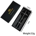 Black rectangular watch gift box with interior foam slot, durable packaging for timepieces. - BESTWIN Long Box
