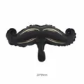 Black mustache foil balloon for party decoration, 24x39cm novelty shaped balloon prop - Mini Moustache