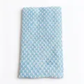 Blau weiss Netz Duschruecken Peeling Handtuch fuer Bad Koerperreinigung lang Gurt - Kariert Blau