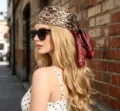 Leopard satin small square scarf 60x60cm fashion hair scarf chic neckerchief for women. - 60x60cm / New Leopard 3