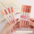 Pastel highlighters set 4pcs aesthetic soft color markers for cute journal office school - Small Box Peach Cream Puff