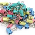 Colorful metal binder clips for office school stationery, durable paper clamps assortment. - 41mm / Colorful