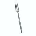 Portable Titanium Telescopic Toothpick Silver Pocket Reusable Metal Toothpick EDC Tool - Silver Toothpick Fork