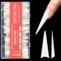 Transparante extra lange zachte gel volledige cover nageltips 504 stuks in doos nepnagels - Verlengde Lange Stiletto Nagel Tips (06) / 504 Stuks / Natuurlijke Kleur