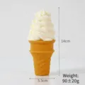 Artificial ice cream cone model display prop simulation dessert decoration sweet - Flat-Bottom Ice Cream / Cream