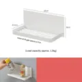 Étagère de rangement magnétique pour réfrigérateur organisateur d'épices cuisine 18cm - Étagère de Rangement en L(8346) / 1 Pièce / Blanc
