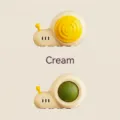Cute snail cat toy with mint ball, interactive pet scratcher and teeth grinding tool. - Snail Style / Ziplock Bag Packaging / Beige