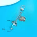Llavero de cerebro y neurona de aleación, colgante de llavero médico creativo. - Colgante de Molécula de Cerebro