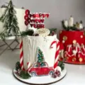 2027 New Year acrylic cake topper red shiny party decoration festive cake insert supplies - Red White Balloon 2027