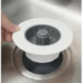 Filtre d'evier de cuisine, bouchon de vidage plastique blanc et gris, universel. - Modèle Universel