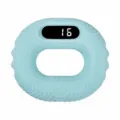 Allenatore di forza di presa in silicone Bluetooth intelligente con display digitale. - 10lbs Verde Lago (Versione Bluetooth)