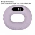 Anello allenatore presa in silicone Bluetooth telecomando video intelligente per dita - 10lbs Viola (Versione Bluetooth)