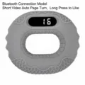 Anello allenatore di presa in silicone Bluetooth intelligente, schermo grigio display. - 20lbs Grigio (Versione Bluetooth)