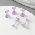 Aurora magnetic nail art display stand set, iridescent press-on nail holder base tools. - Large Purple