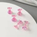 Pink magnetic nail art display stand aurora chess piece holder for press on nails 5pcs - Aurora Pink Oval Head