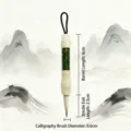 Mini Chinese kalligrafie penseel sleutelhanger hanger schattige vintage stijl kleine borstel - Gelakt Groen Mini Kalligrafie Penseel